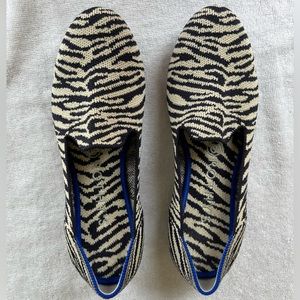 Rothy’s Navy Zebra Loafer Size 7, VGUC